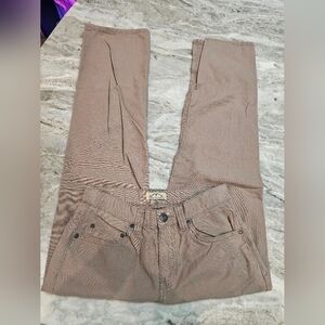 Blue Mountain Men’s Work Pants 30x32 Brown 100% Cotton Straight Leg Casual Outdo